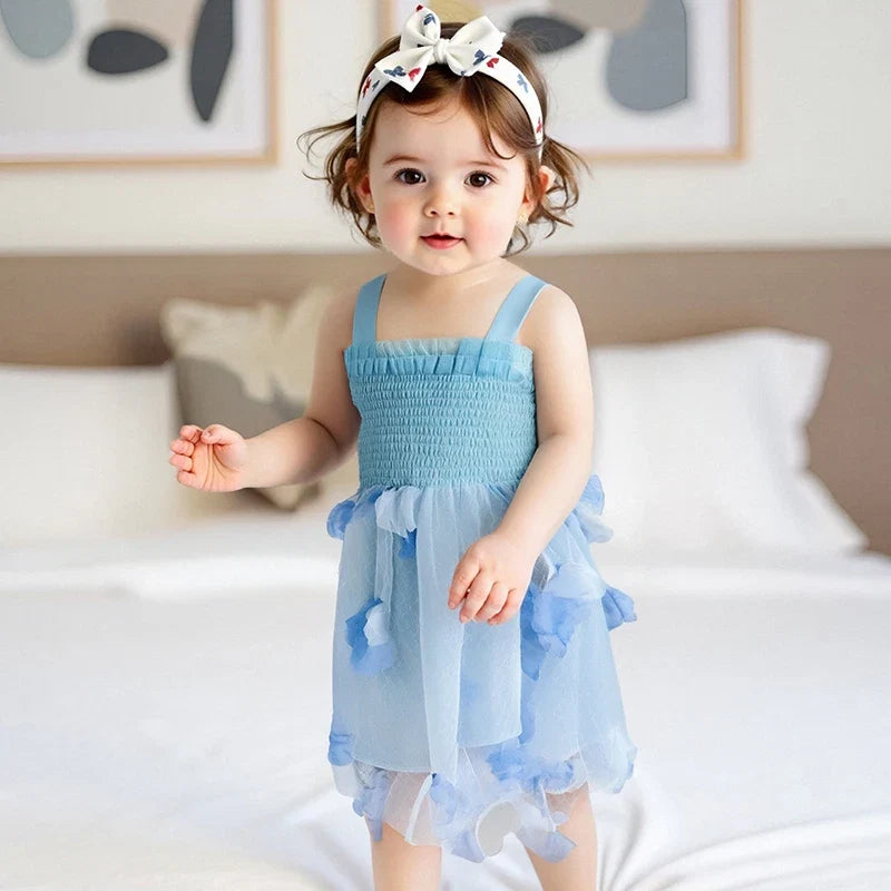 Vestido Infantil Tule Asinha