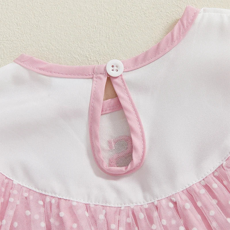 Body Infantil Tule Poá Girl