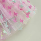 Vestido Infantil de Tule Borboletinhas