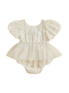 Body infantil Feminino Flor Babadinhos