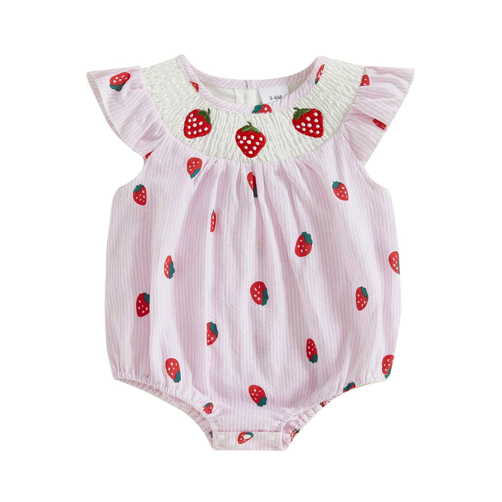 Body Infantil Feminino Moranguinhos