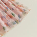 Vestido Infantil Tule Coraçõeszinhos