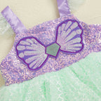 Vestido Infantil Sereia