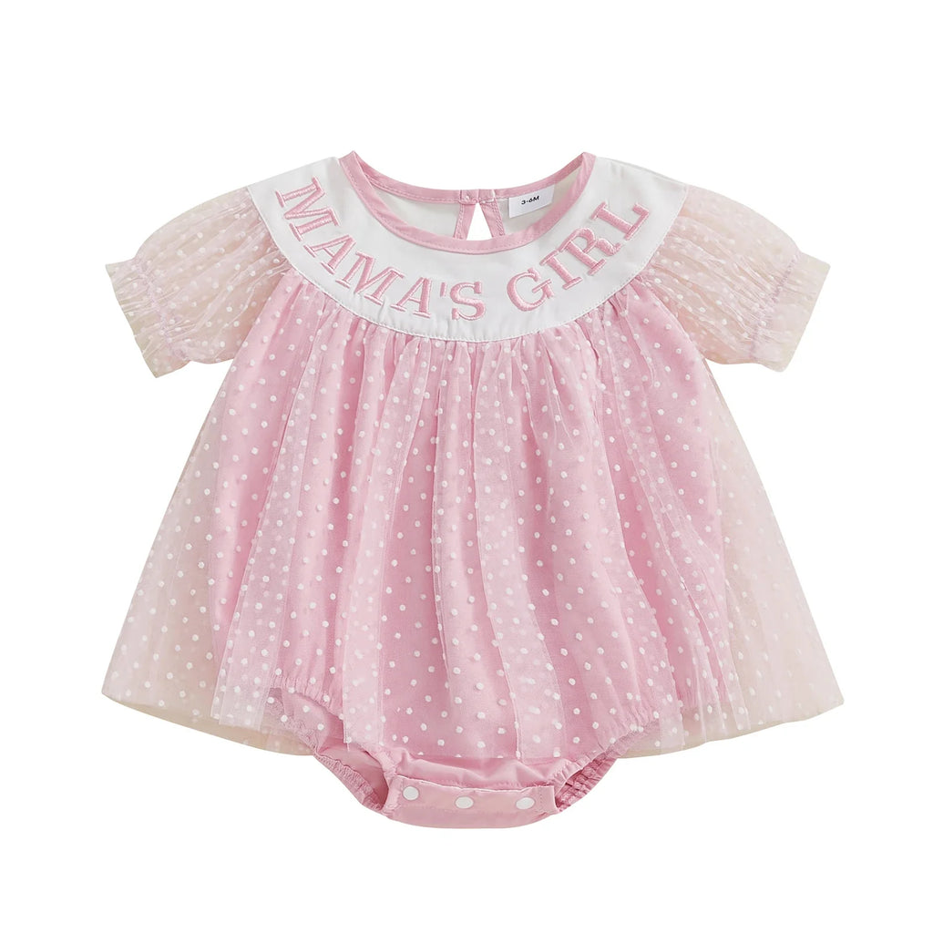 Body Infantil Tule Poá Girl