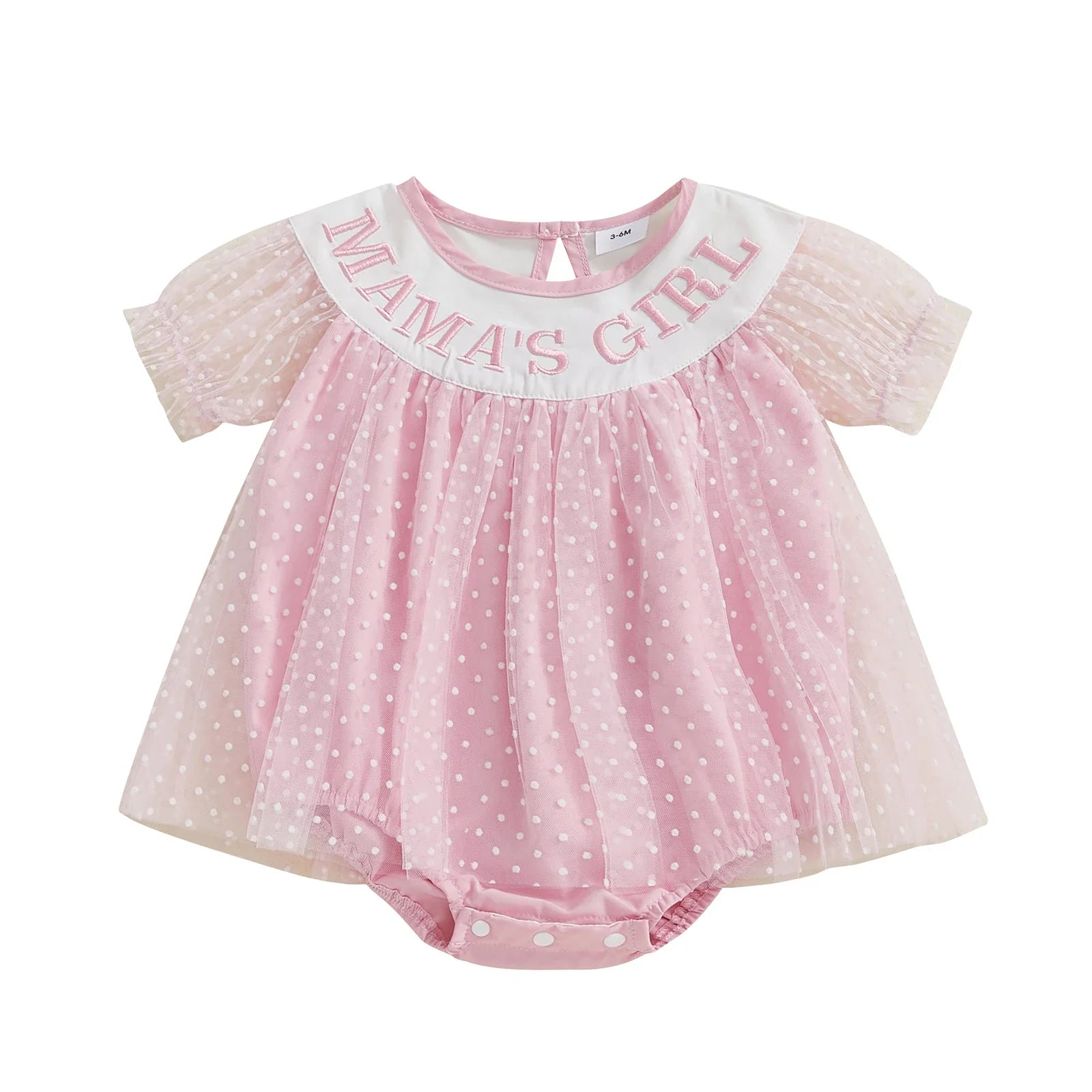 Body Infantil Tule Poá Girl