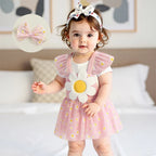 Conjunto Infantil Feminino Margaridas