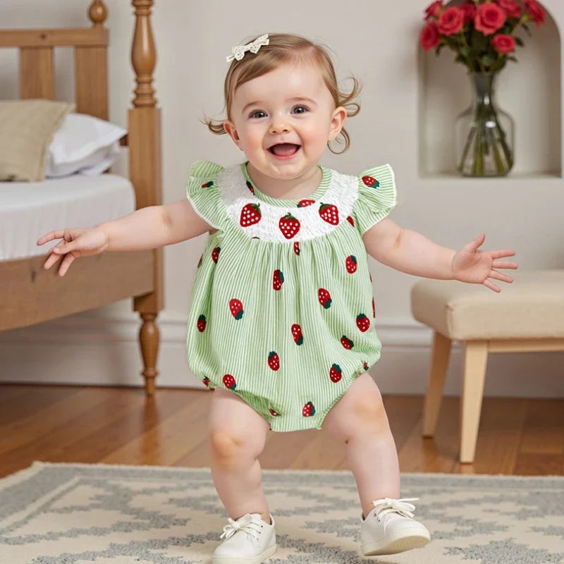 Body Infantil Feminino Moranguinhos