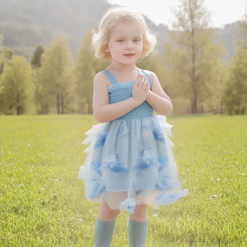 Vestido Infantil Tule Asinha
