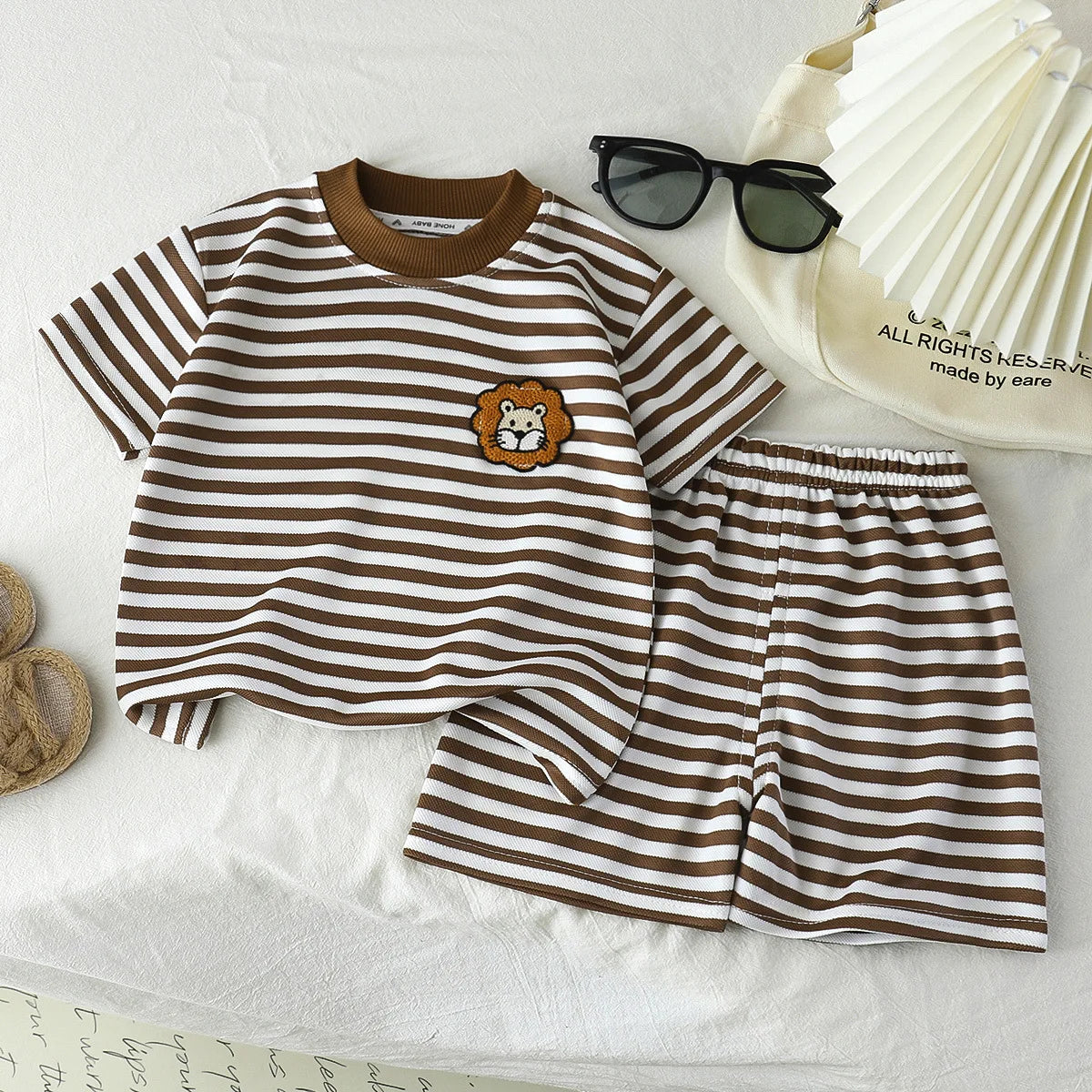 Conjunto Listrado Leão