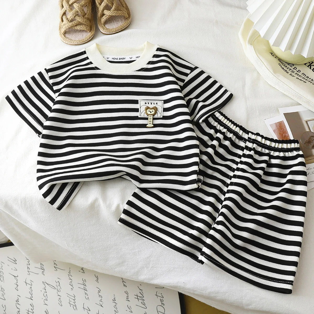 Conjunto Listrado Leão