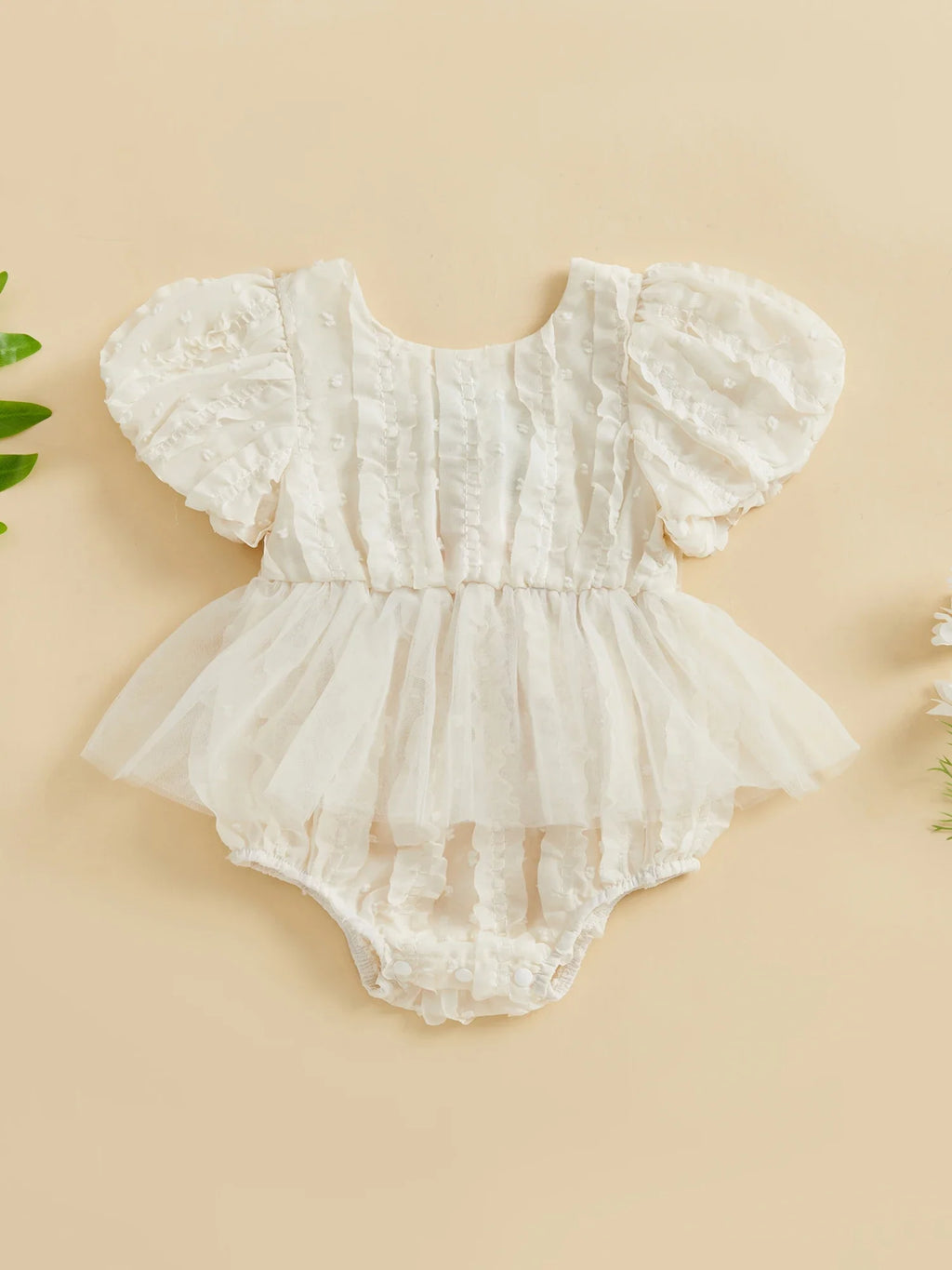 Body infantil Feminino Flor Babadinhos