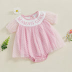 Body Infantil Tule Poá Girl