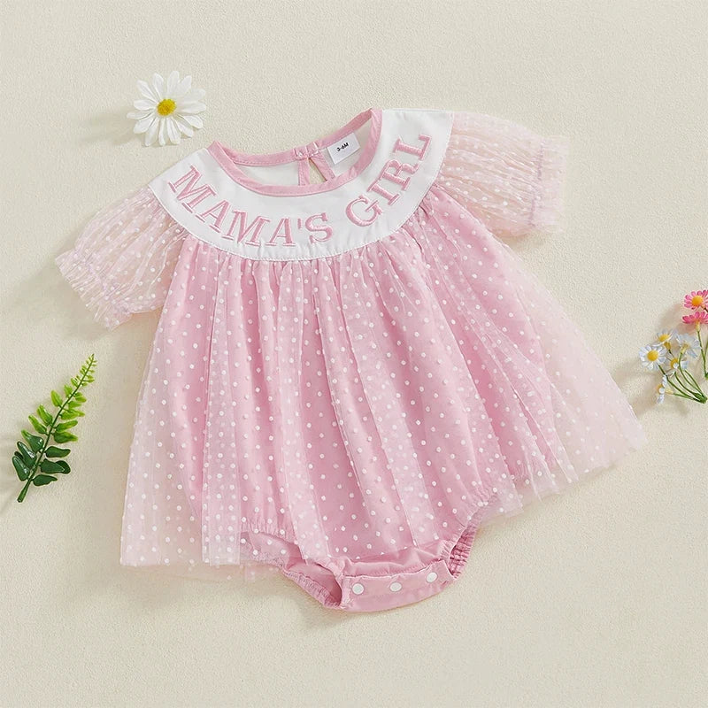 Body Infantil Tule Poá Girl