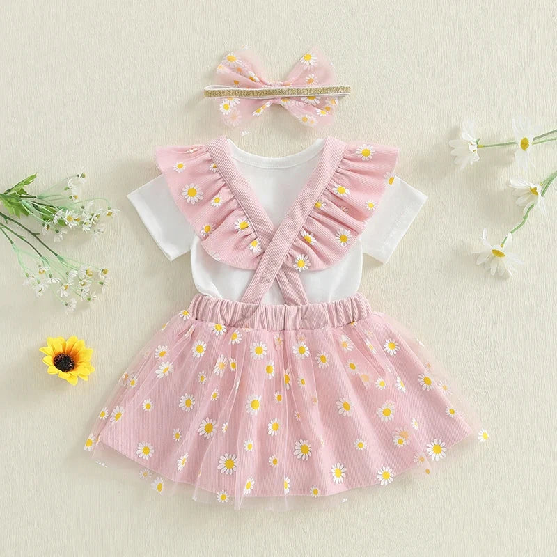 Conjunto Infantil Feminino Margaridas