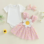 Conjunto Infantil Feminino Margaridas