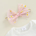 Conjunto Infantil Feminino Margaridas