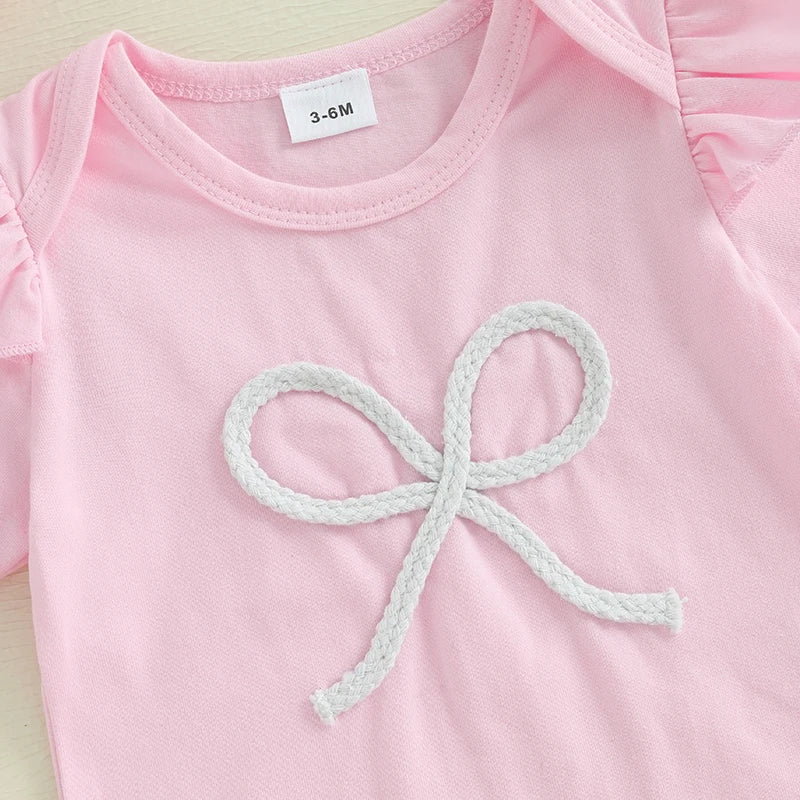 Conjunto Infantil Feminino Verão Lacinhos