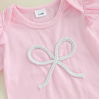 Conjunto Infantil Feminino Verão Lacinhos