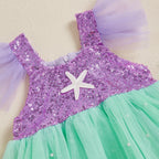 Body Infantil Vestidinho Sereia