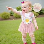 Conjunto Infantil Feminino Margaridas