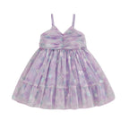 Vestido Infantil Tulezinho Roxo
