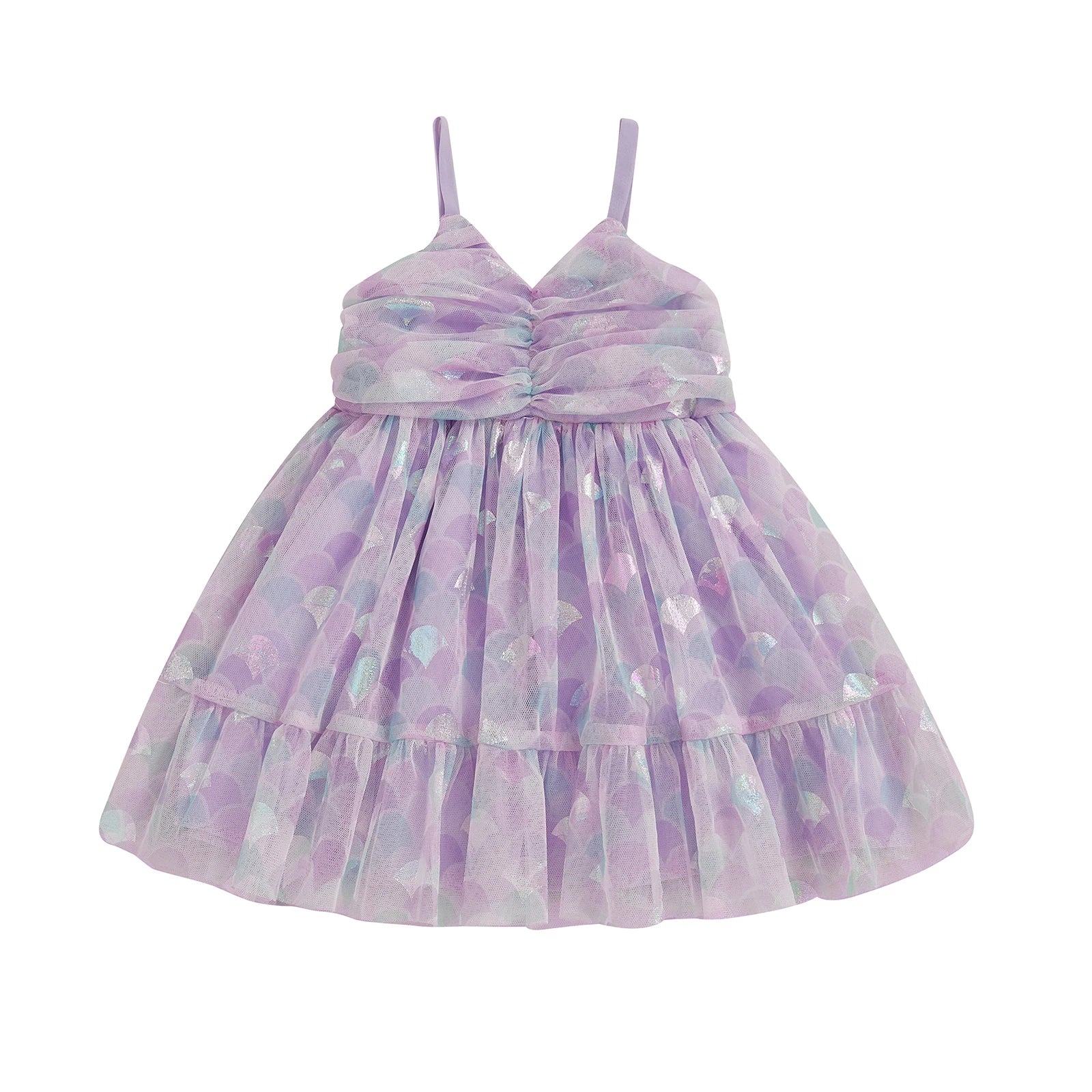 Vestido Infantil Tulezinho Roxo