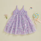 Vestido Infantil Tulezinho Roxo