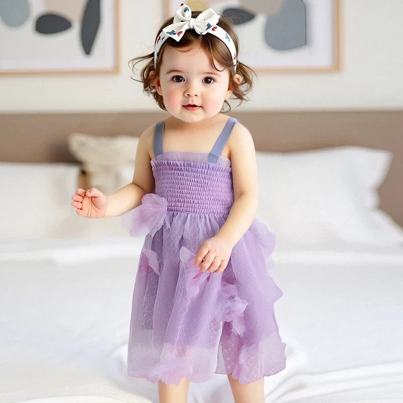 Vestido Infantil Tule Asinha