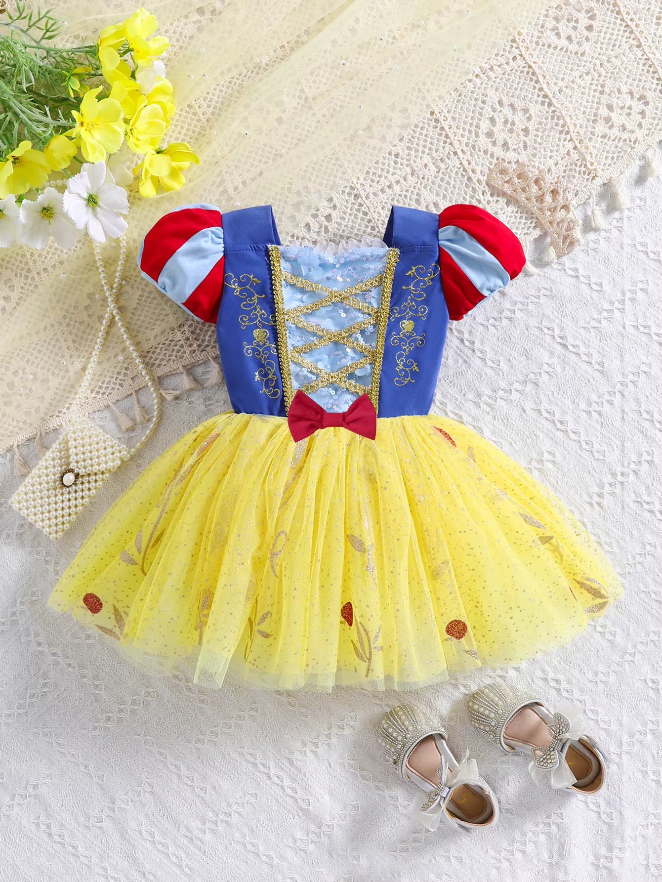 Vestido Infantil Princesinha Lacinho