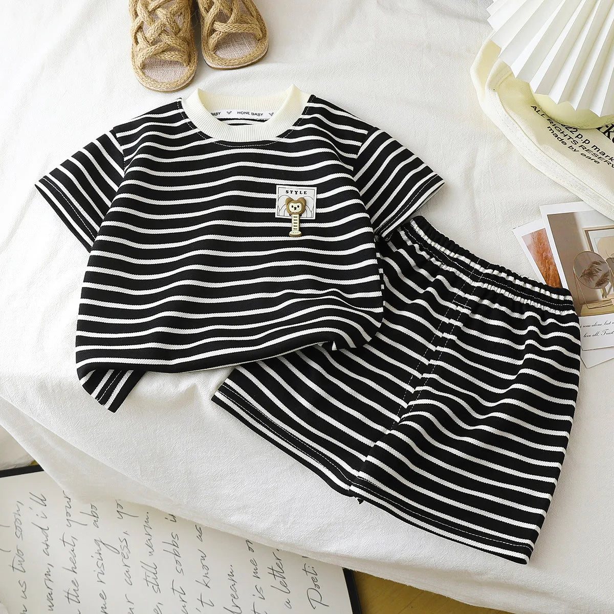 Conjunto Listrado Leão