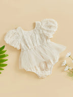 Body infantil Feminino Flor Babadinhos