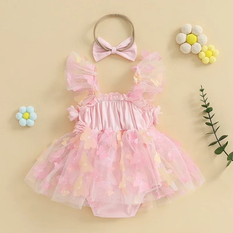 Body Infantil Feminino Rosa Floral