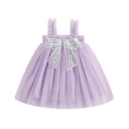 Vestido Infantil de Tule Lacinho