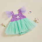 Body Infantil Vestidinho Sereia