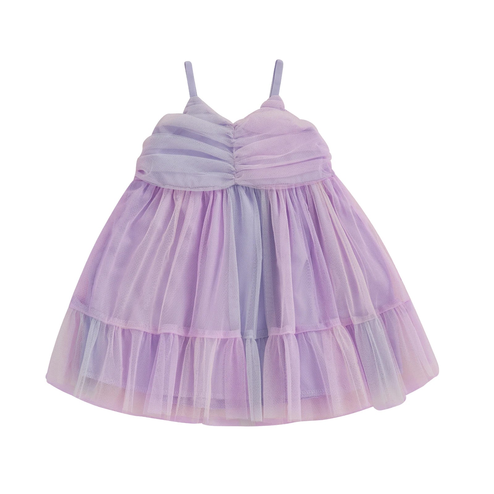 Vestido Infantil Tulezinho Roxo