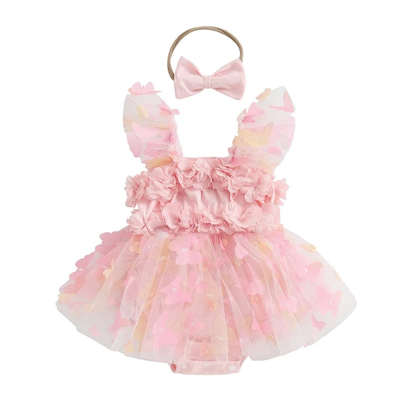 Body Infantil Feminino Rosa Floral