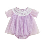 Body Infantil Tule Poá Girl