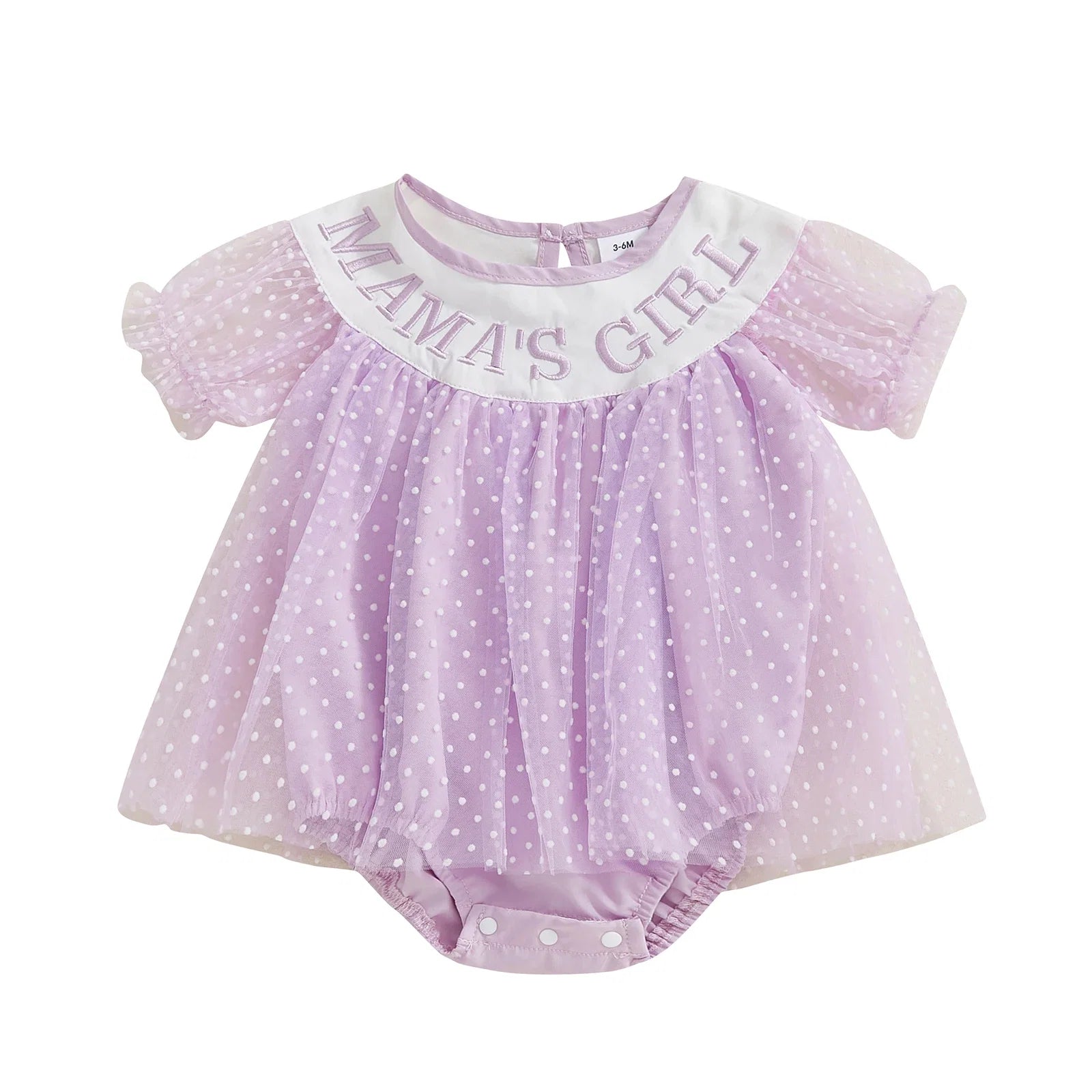 Body Infantil Tule Poá Girl