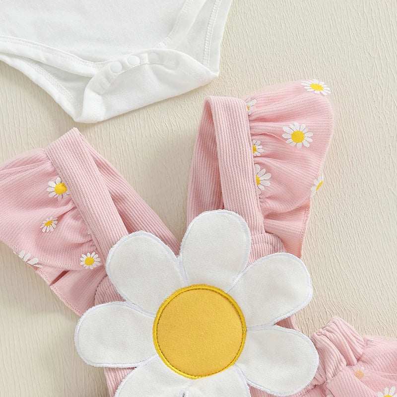 Conjunto Infantil Feminino Margaridas