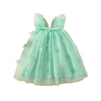Vestido de Tule Infantil Asa Lacinhos
