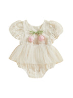 Body infantil Feminino Flor Babadinhos