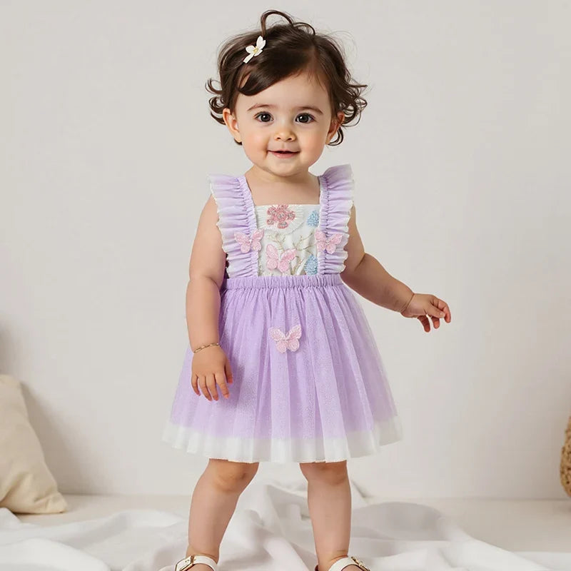 Vestido Infantil Jardim Encantado
