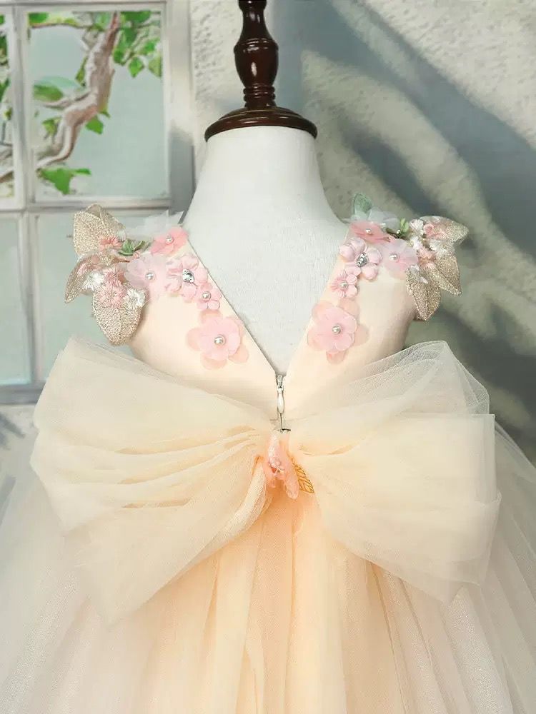 Vestido Infantil de Festa Flores