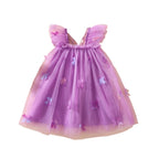 Vestido de Tule Infantil Asa Lacinhos