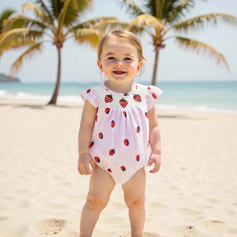Body Infantil Feminino Moranguinhos