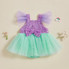 Body Infantil Vestidinho Sereia