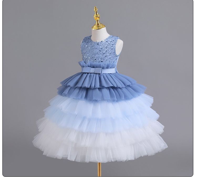 Vestido Infantil Tule Camadas