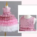 Vestido Infantil Tule Camadas