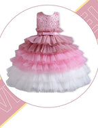 Vestido Infantil Tule Camadas