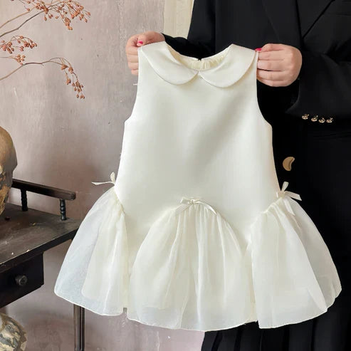 Vestido Infantil Golinha e Lacinhos